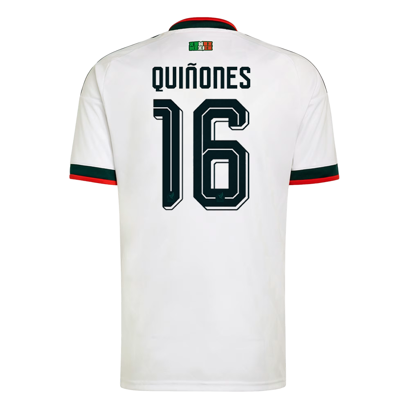 Julián Quiñones Mexico National Team 2026 Away On-Field Jersey - White