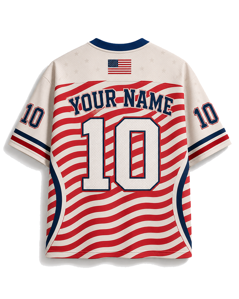 TheRetroTee USA 26 Soccer Heritage Mesh Jersey