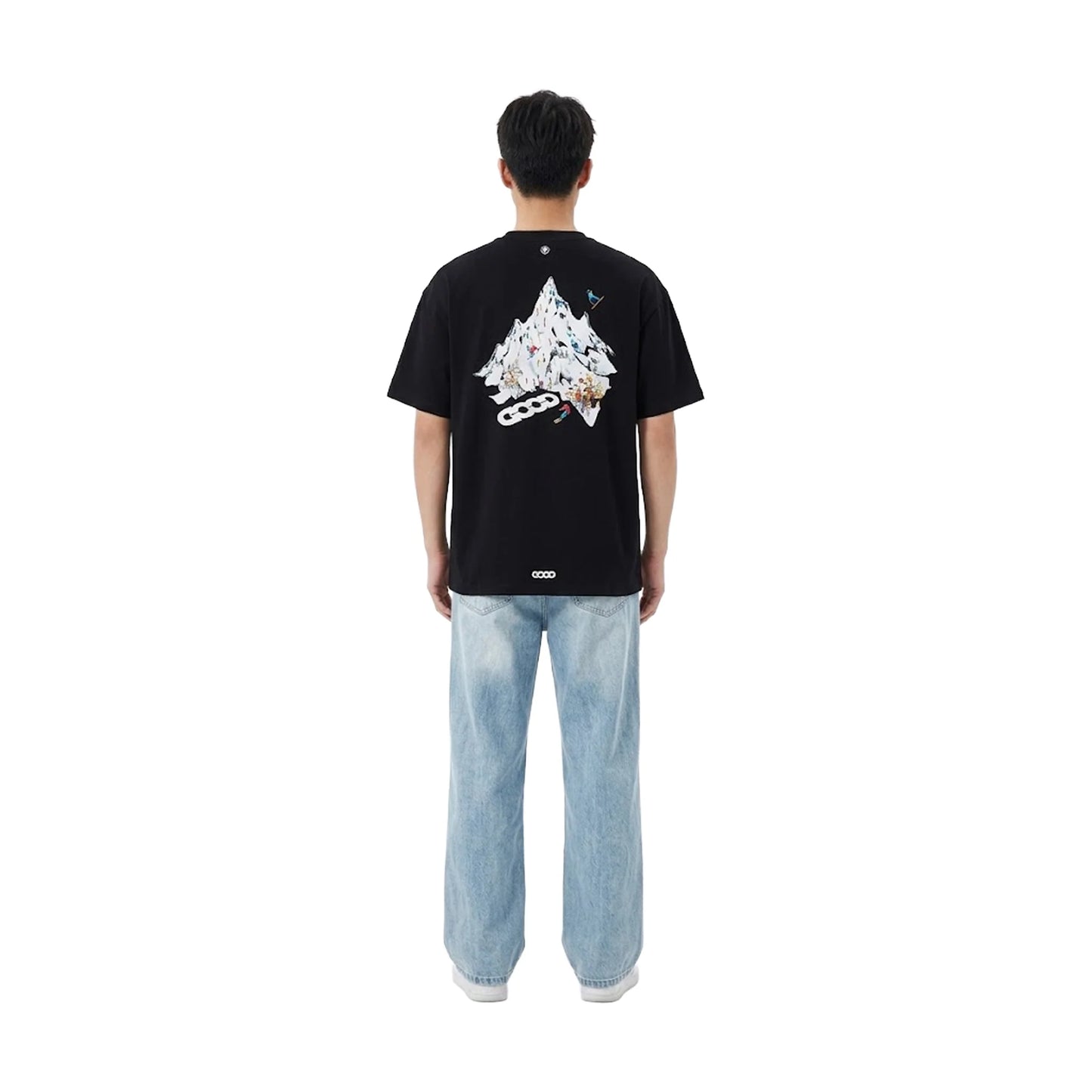 GOODBRAND Fun Ice Cream Pulp Embroidery Tee Black (SS26)