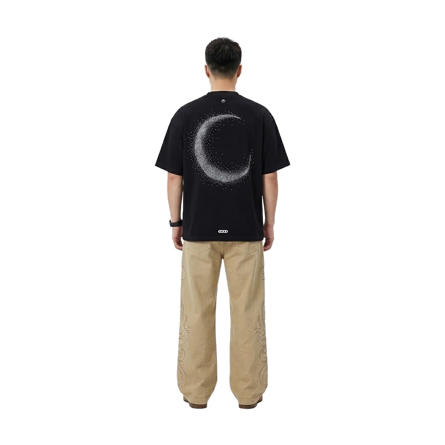 GOODBRAND Full Diamond Crescent Tee Black (SS26)