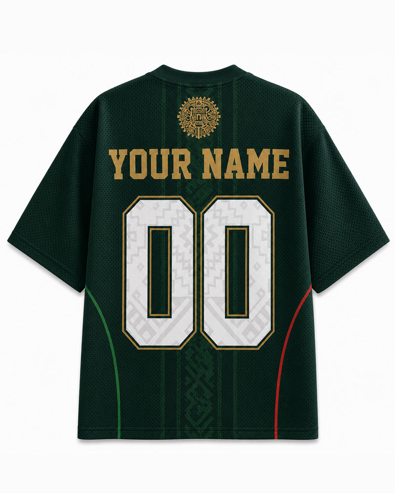 TheRetroTee Custom Mexico Soccer Mesh Jersey