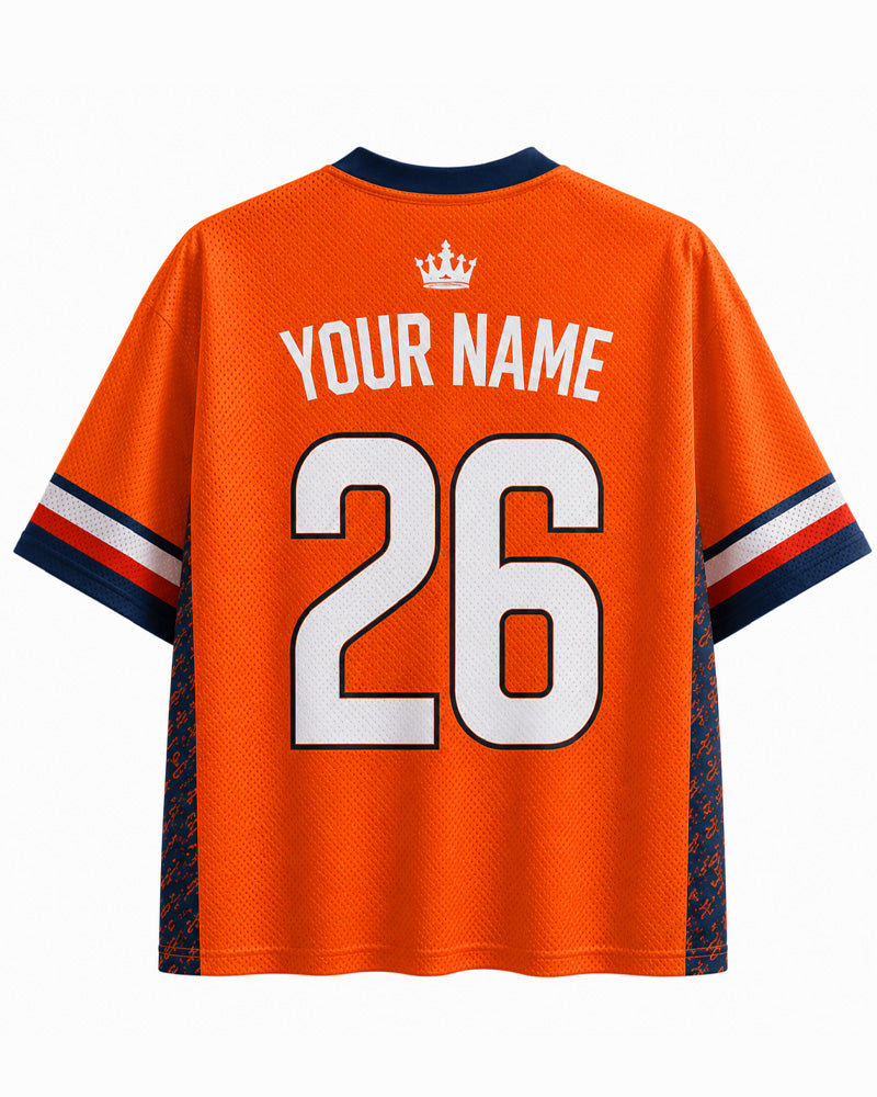 TheRetroTee Custom Name Number Netherlands Soccer Mesh Jersey