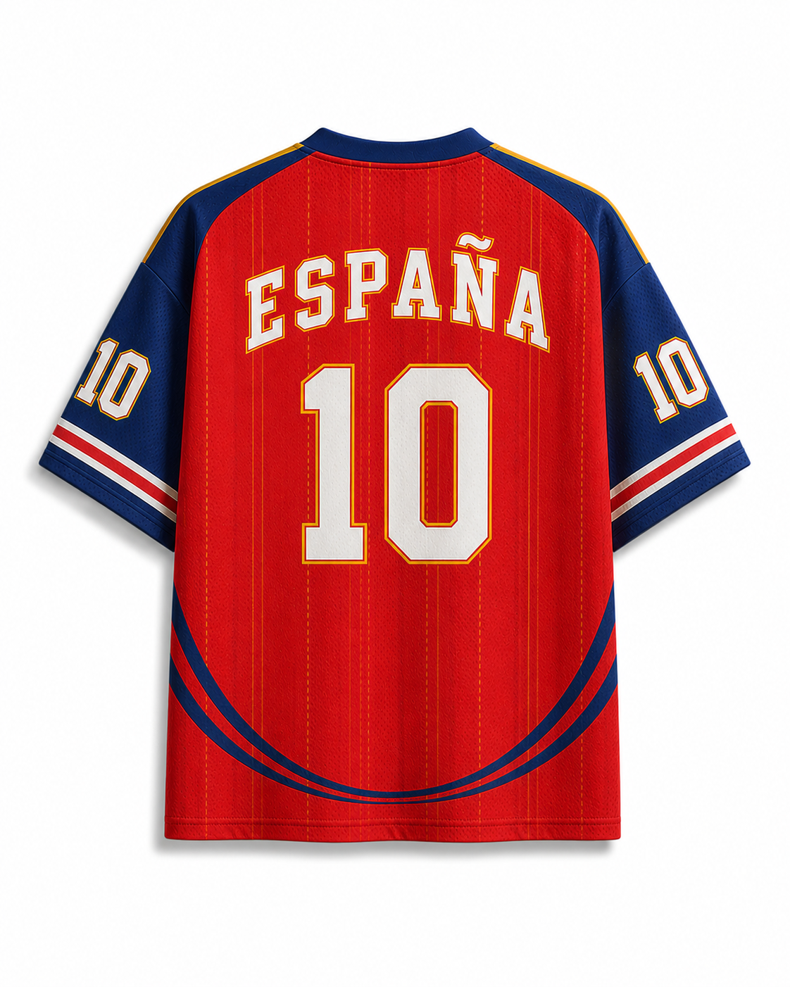 TheRetroTee Spain Soccer Heritage Mesh Jersey