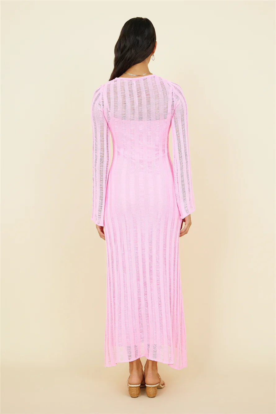 Exploration Maxi Dress Pink