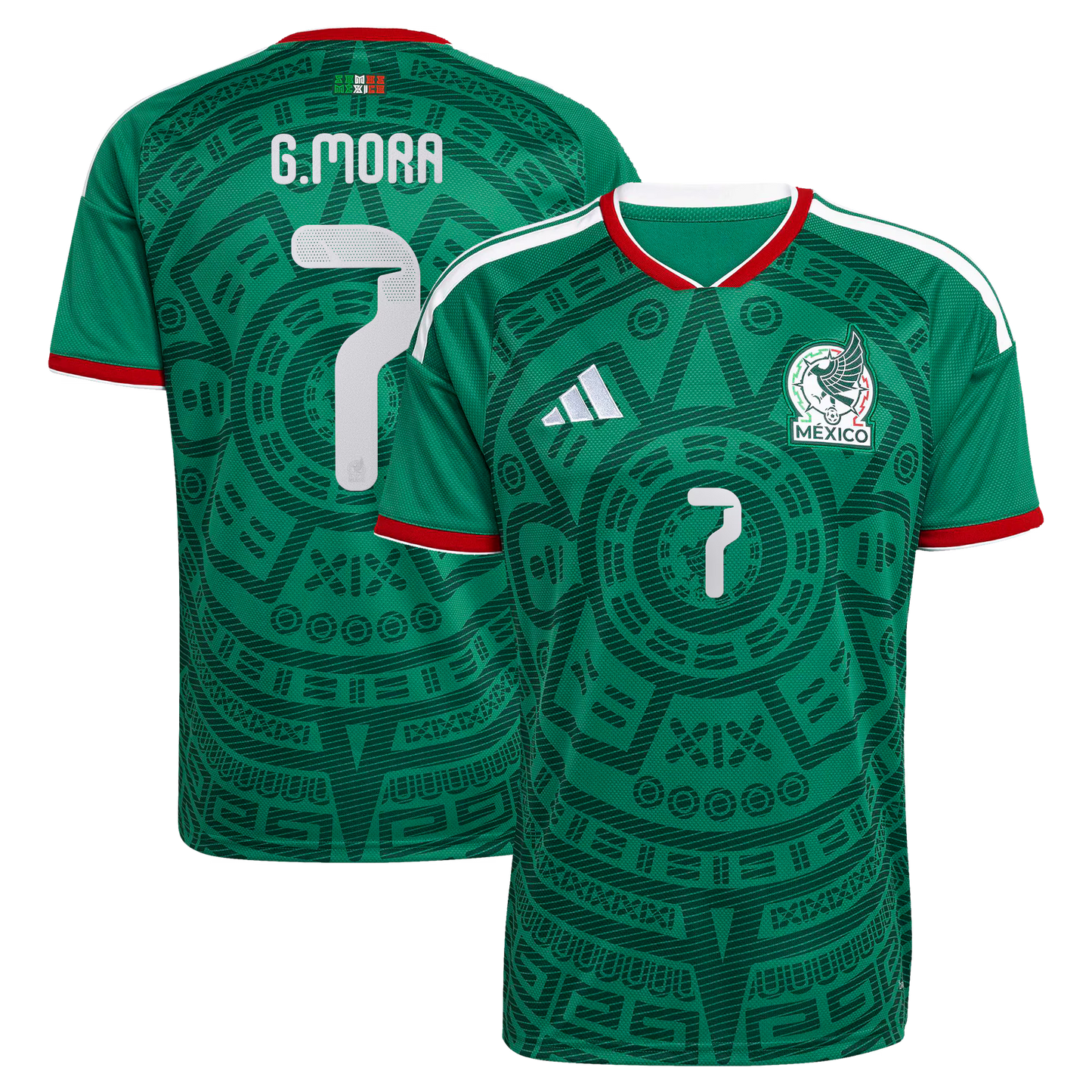 Gilberto Mora Mexico National Team 2026 Home Replica Jersey - Green