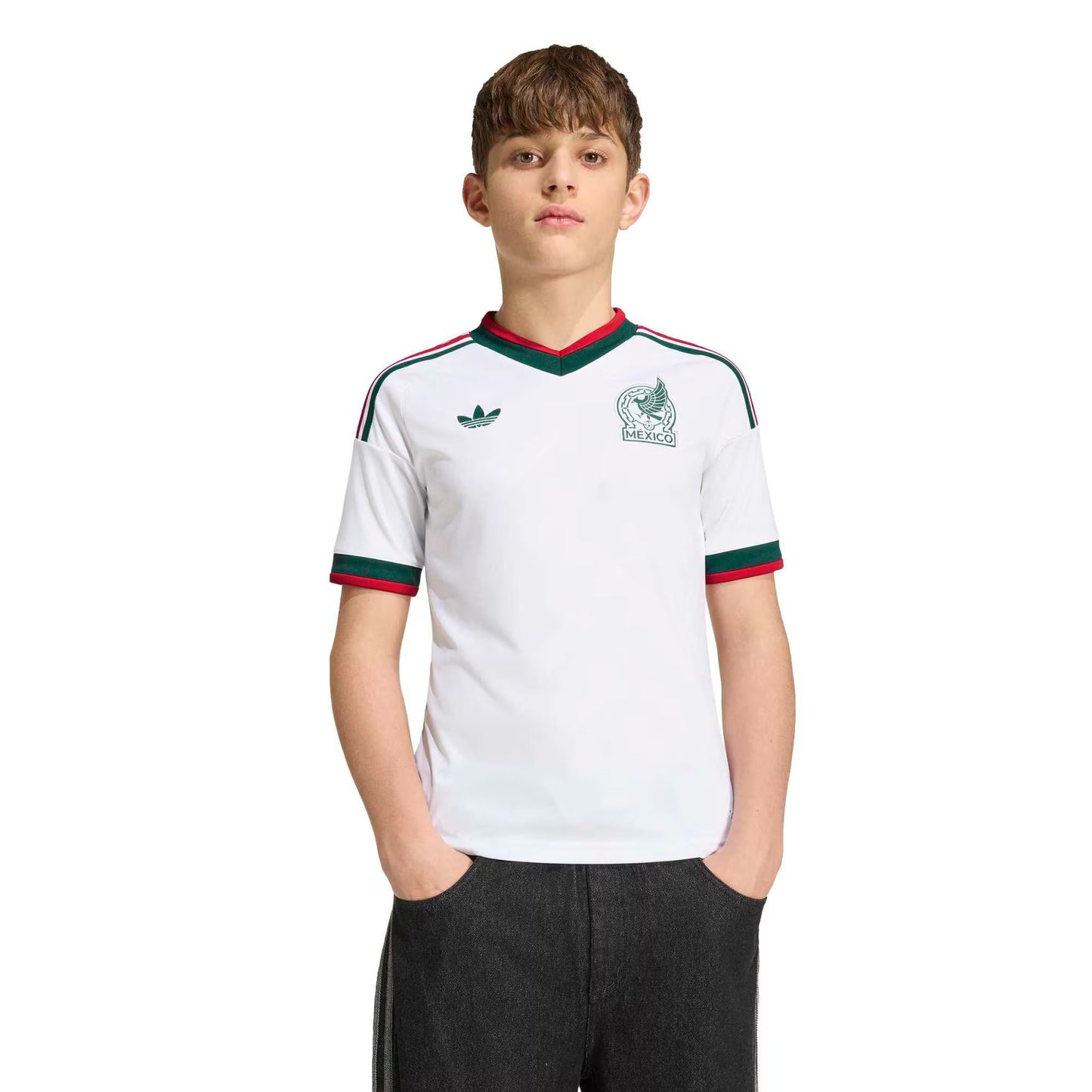 Mexico National Team Youth 2026 Away Replica Jersey - White