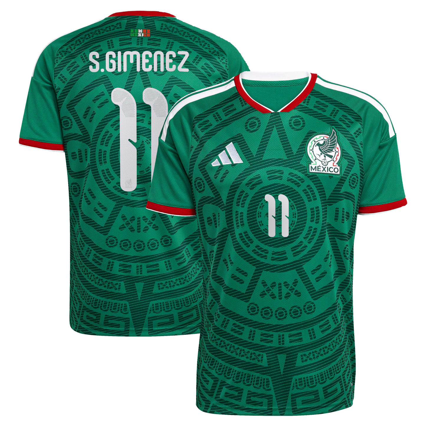 Santiago Gimenez Mexico National Team 2026 Home Replica Jersey - Green