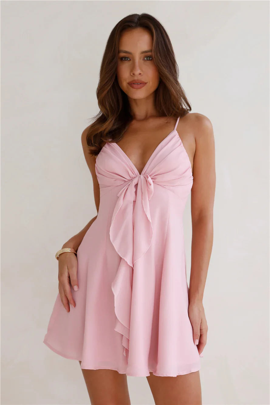 Smile Back At Me Mini Dress Yellow
