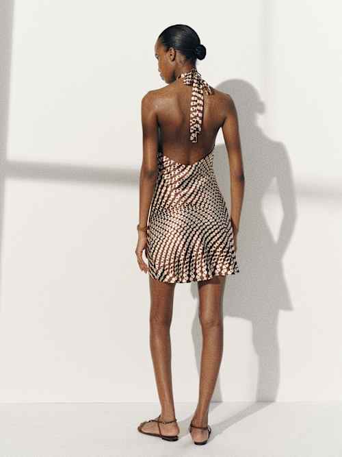 Opaline Silk Dress
