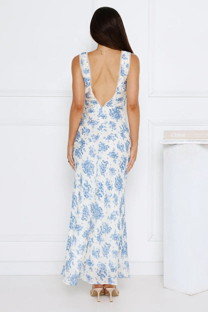 Soft Florals Maxi Dress