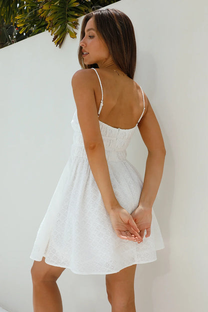 Daisy Dreamer Mini Dress White