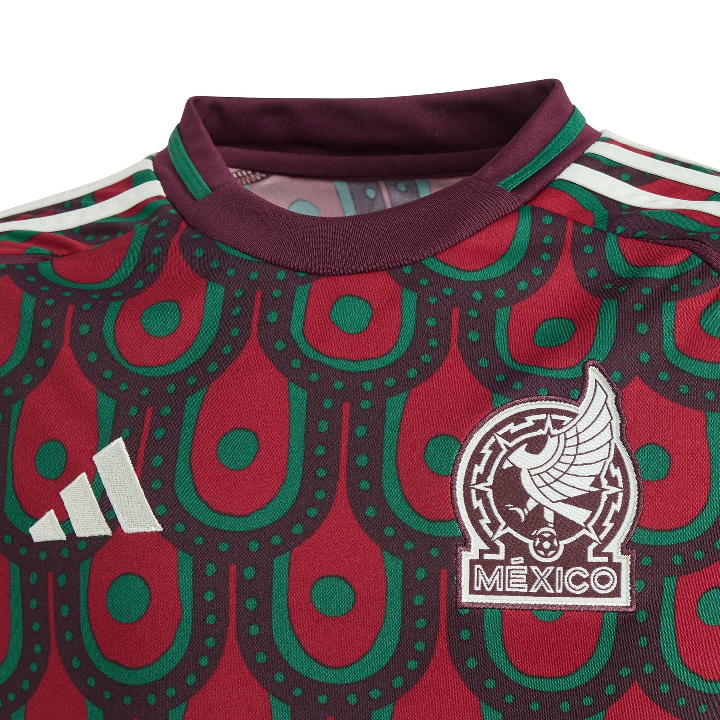 Mexico National Team Youth 2024 Home Replica Jersey - Burgundy