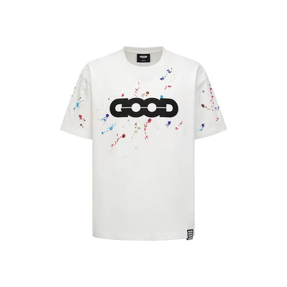 GOODBRAND Rainbow Candy Beads Logo Tee White (SS25)