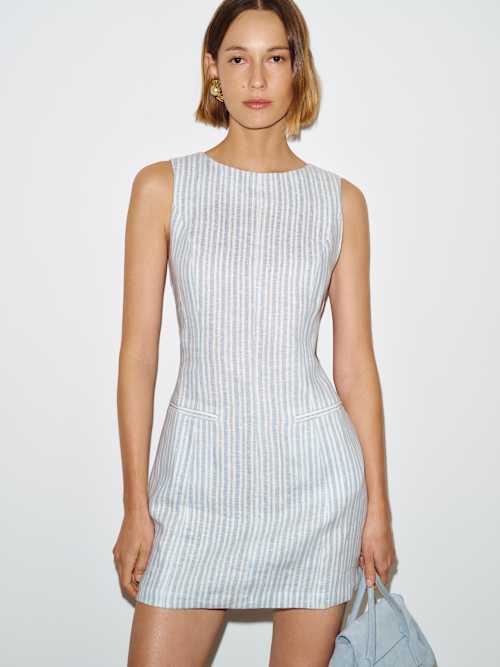 Citron Linen Dress