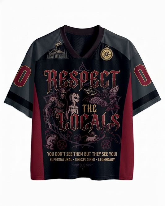 TheRetroTee Respect  The  Locals 1970s Mesh Jersey