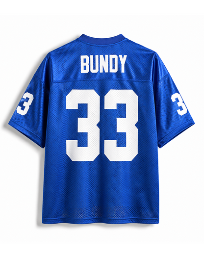 TheRetroTee Small Town #33 Football Gridiron Mesh Jersey