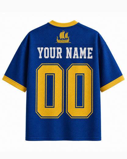 TheRetroTee Custom Sweden Soccer Mesh Jersey