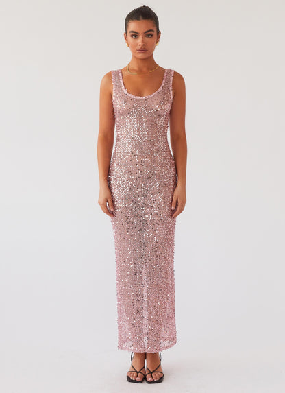 Sweet Essence Maxi Dress - Pink Sapphire