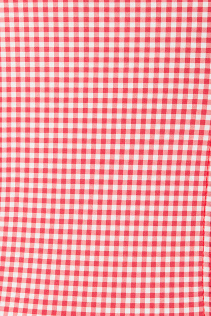 Cruise Monokini One Piece Swimsuit - Ladybug Gingham