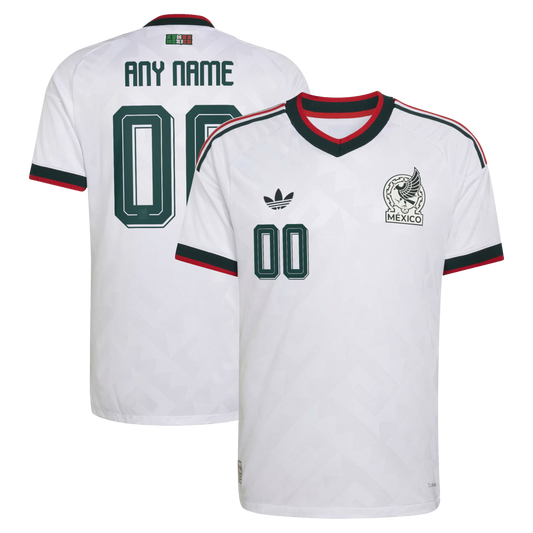 Mexico National Team 2026 Away On-Field Custom Jersey - White