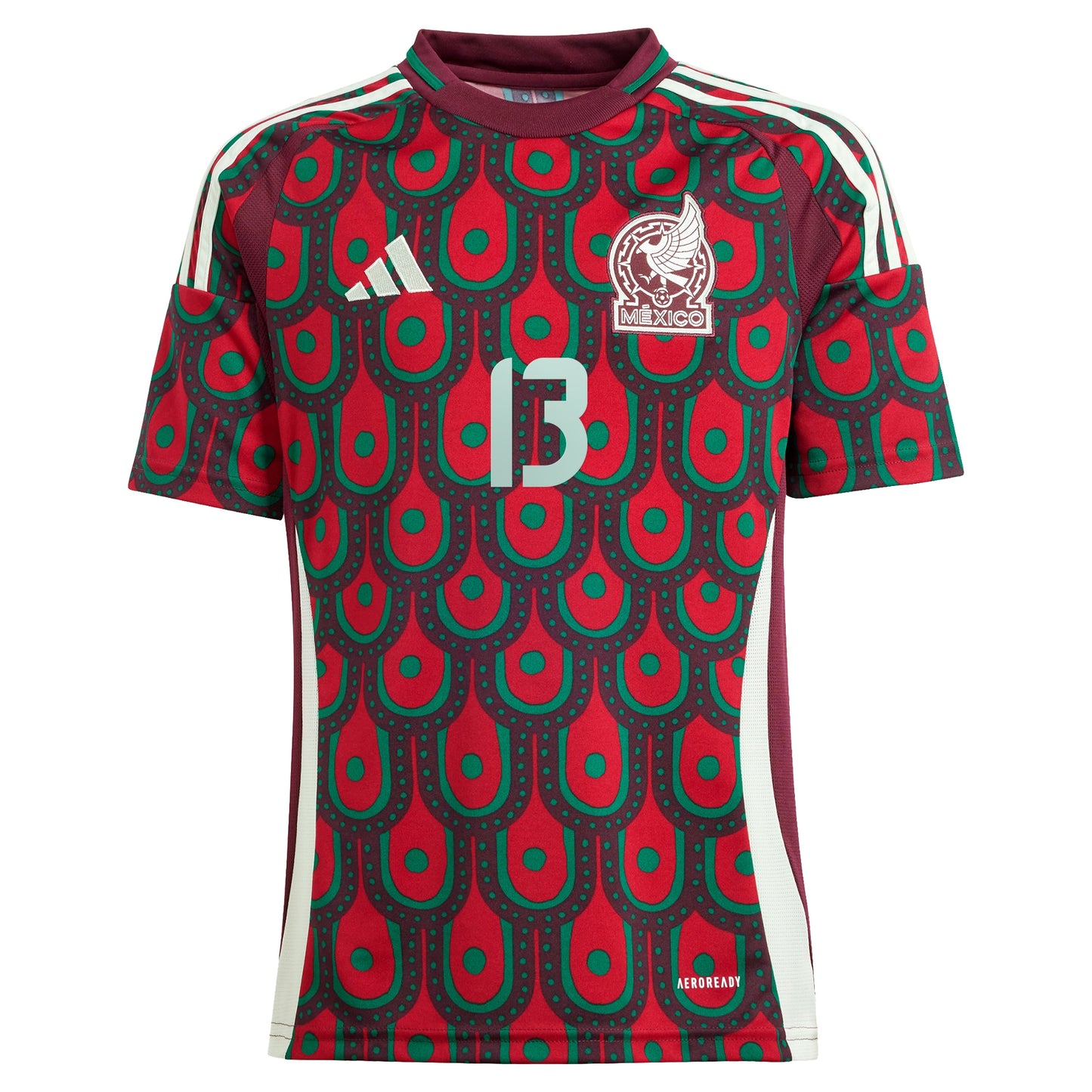 Guillermo Ochoa Mexico National Team Youth 2024 Home Replica Player Jersey - Burgundy