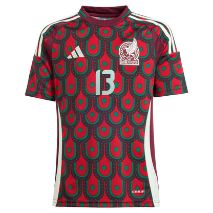 Guillermo Ochoa Mexico National Team Youth 2024 Home Replica Player Jersey - Burgundy