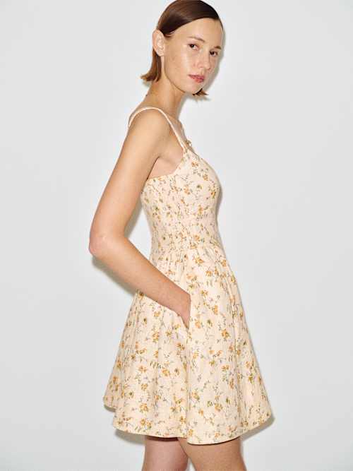 Birdie Linen Mini Dress