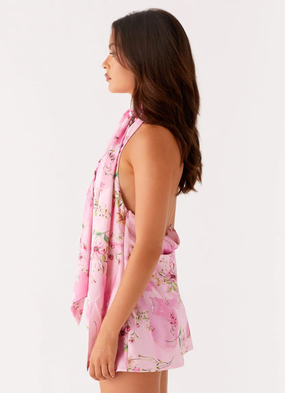 Heidi Mini Dress - Pink Floral