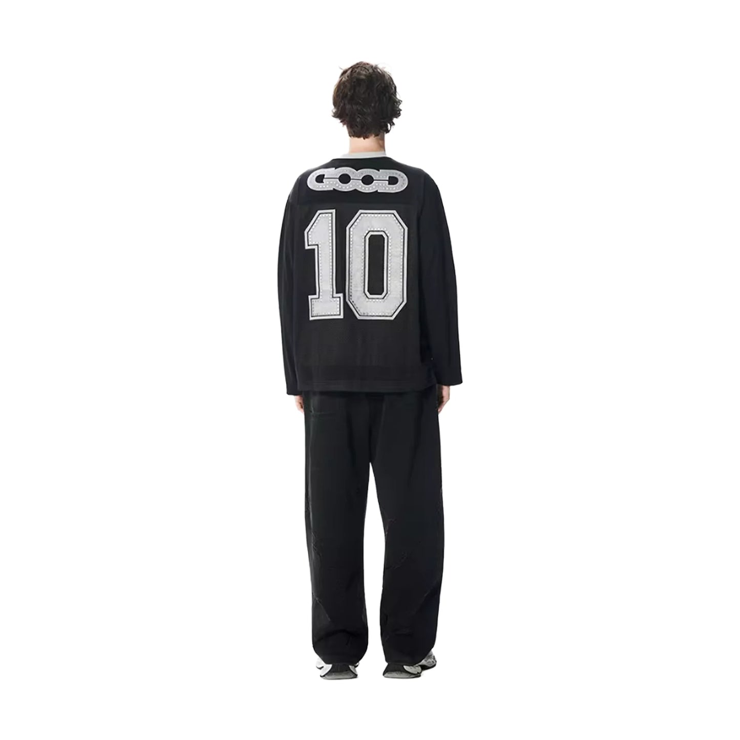 GOODBRAND Star Patch Hockey Jersey Black (FW25)