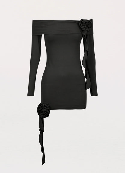 Cecilia Rose Mini Dress - Black