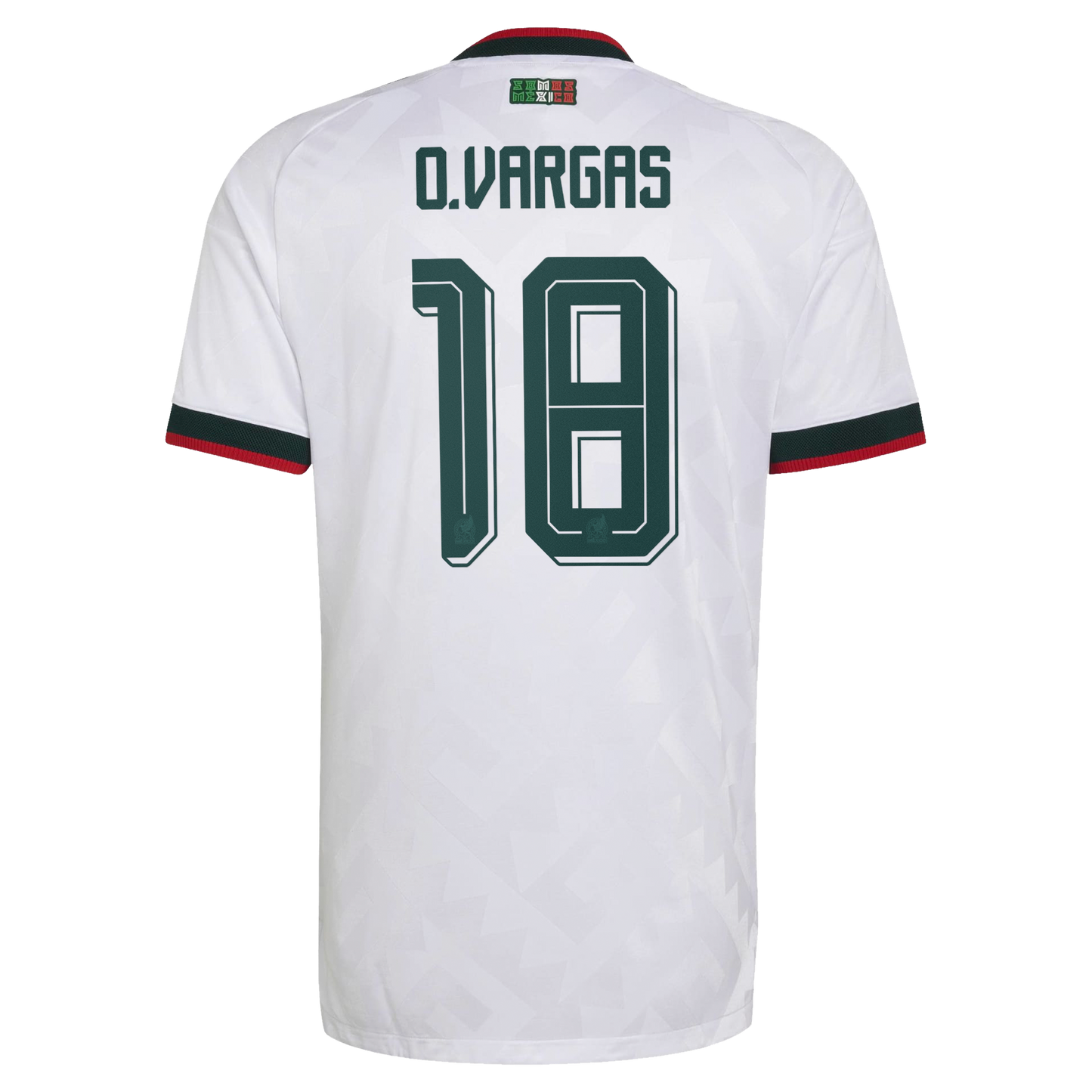 Obed Vargas Mexico National Team 2026  Away On-Field Jersey - White