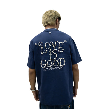 GOODBRAND Love Is Good Tee Navy (SS24)