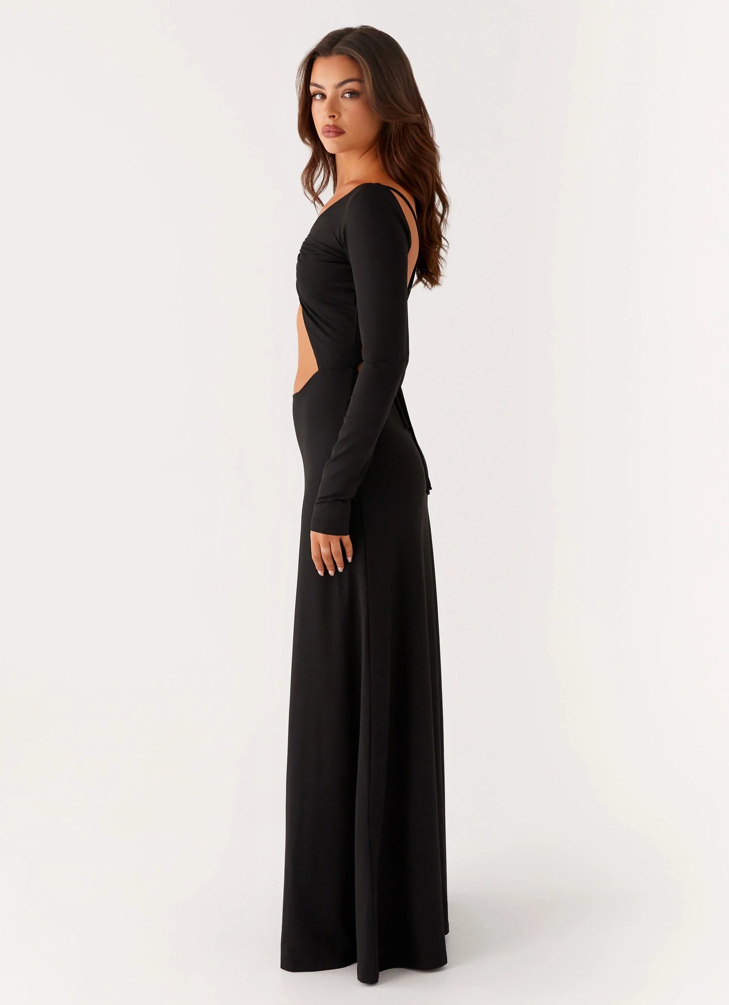 Peru Maxi Dress - Black