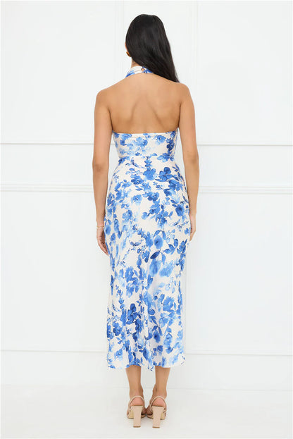 Cupid’S Kiss Halter Midi Dress