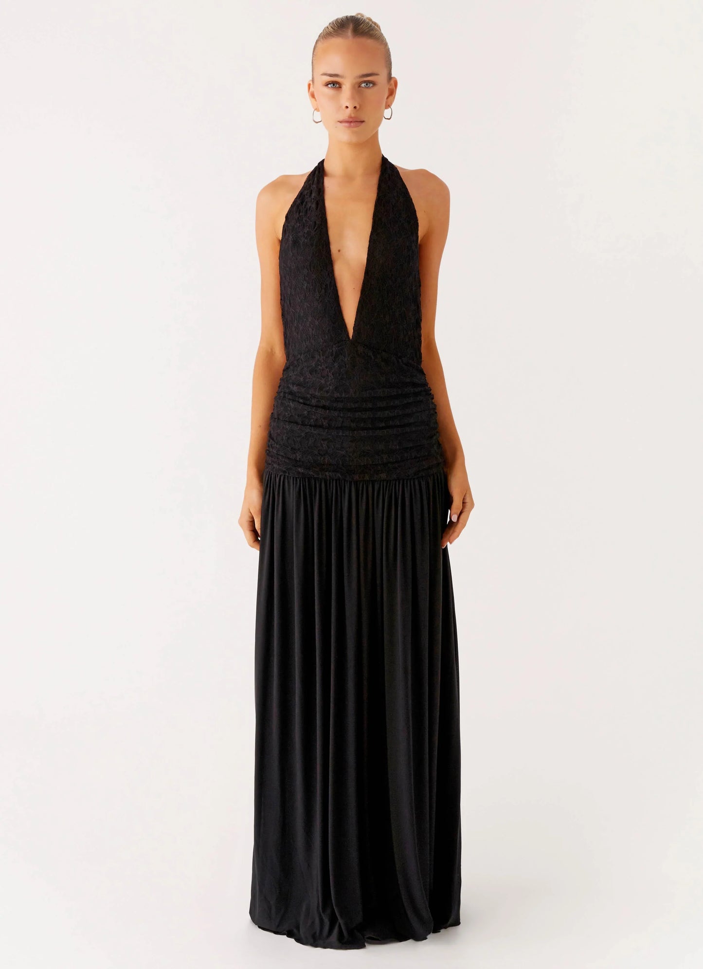 Full Attention Maxi Dress - Black