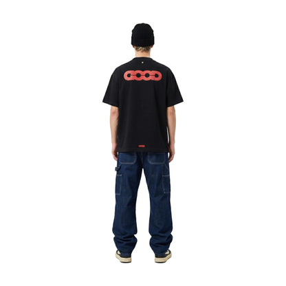 GOODBRAND x PLAYBOY Blonde Pillow Girl Logo Tee Black (SS26)