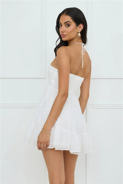 Styled For Sunsets Halter Mini Dress