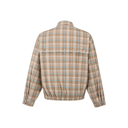 GOODBRAND Harrington Long Sleeved Shirt Light Apricot (FW25)