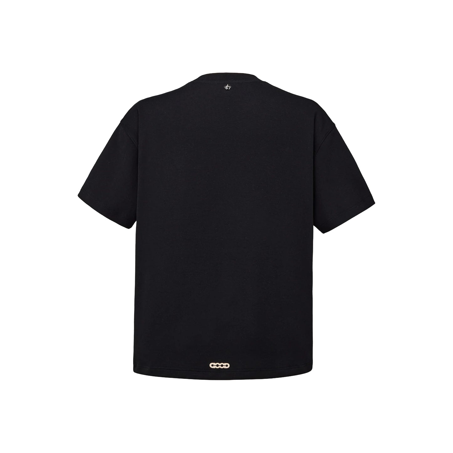 GOODBRAND Slogan Champagne Fragment Tee Black (SS26)