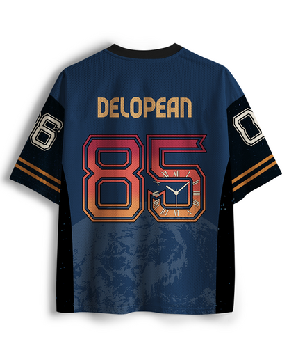 TheRetroTee 1.21 Gigawatts 1980s Mesh Jersey