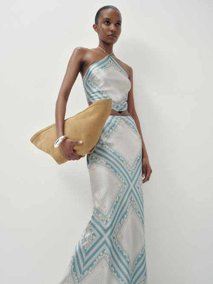 Effie Silk Two Piece