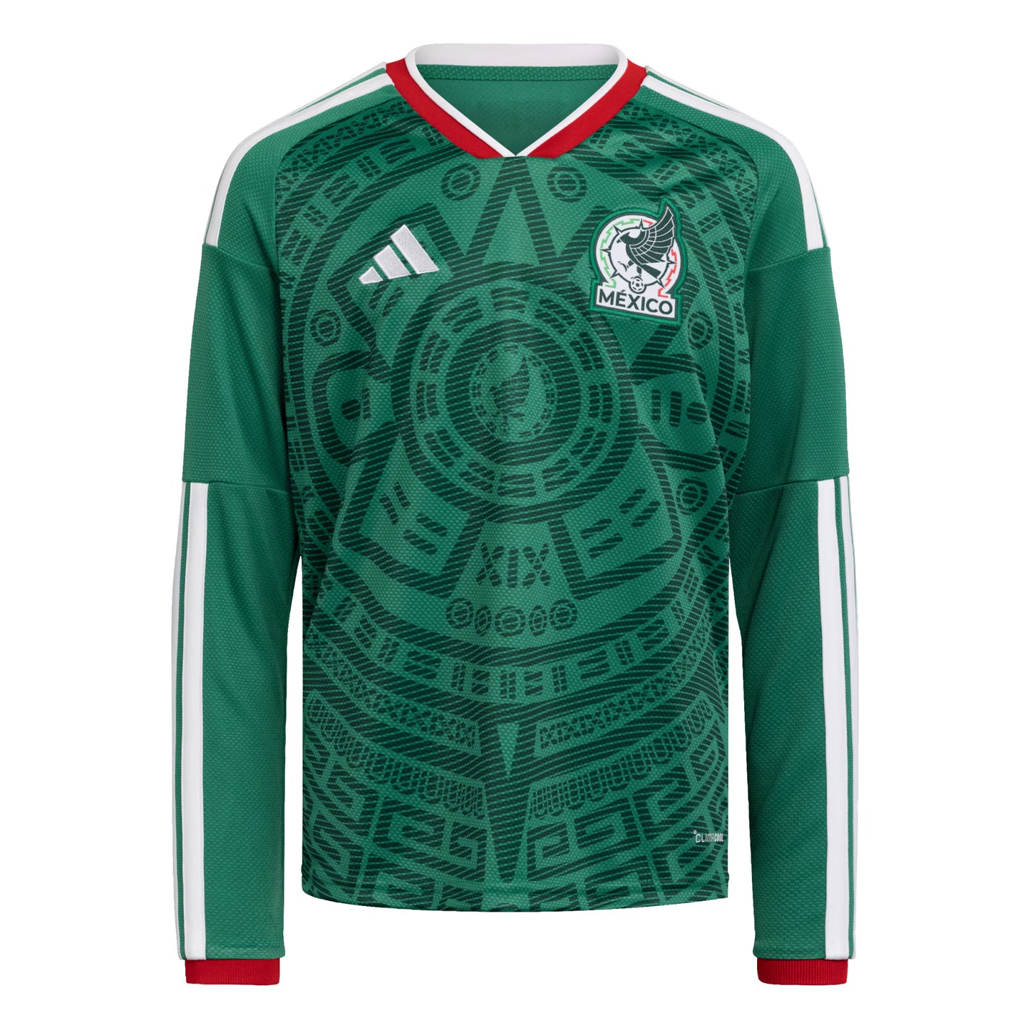 Mexico National Team Youth 2026 Home Replica Long Sleeve Jersey - Green