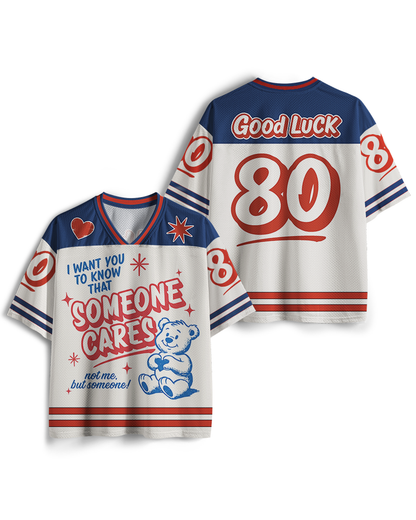 TheRetroTee Someone Cares 1950s Mesh Jersey