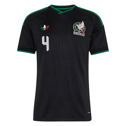 Edson Álvarez Mexico National Team 2026 Third On-Field Jersey - Black