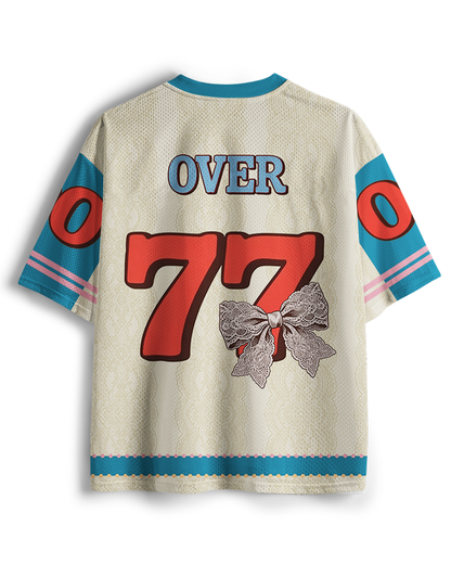 TheRetroTee Attitude Girl Fuck It 1960s Mesh Jersey