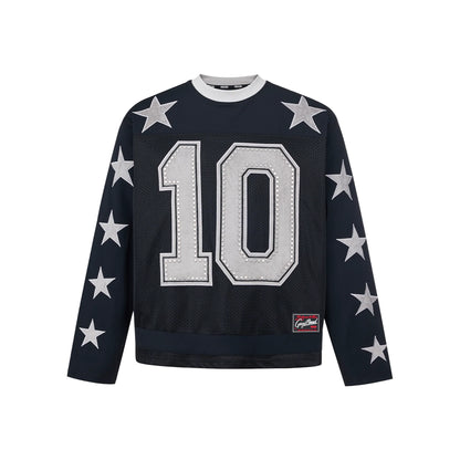 GOODBRAND Star Patch Hockey Jersey Black (FW25)