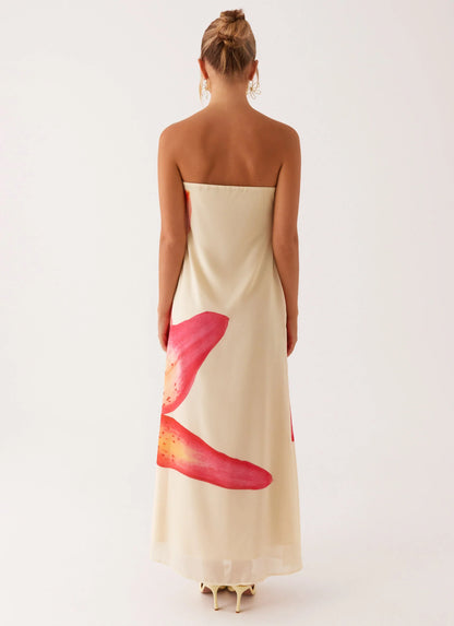 Darcy Maxi Dress - Yellow Floral
