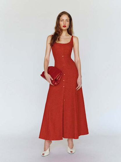 Fraise Linen Dress
