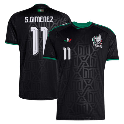 Santiago Gimenez Mexico National Team 2026 Third Replica Jersey - Black