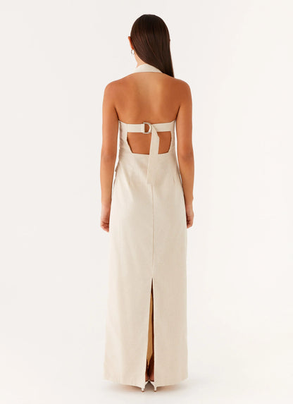 Rumour Has It Maxi Dress - Oatmeal